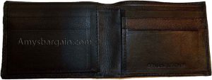Man's wallet. skinny leather Bi-fold wallet 6 bank card holder 2 bill space 1 ID - Image 7