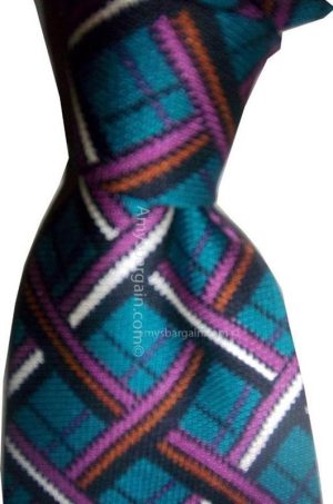 Men's 100% Silk men's ti neck wear, fashion ties Made in USA mens new silk tie - Image 4