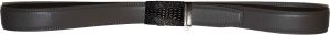 Men's Belt. Size 30" Leather Dress Belt. Auto Lock Crocodile Skin Printed Buckle - Image 8