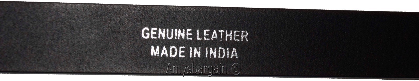 Men's Belt Size Medium. Solid Leather Belt. Men's Black Strong Leather Belt NWT - Image 12