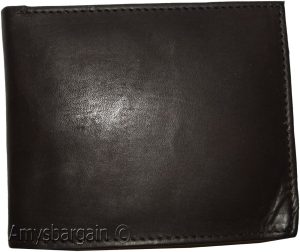 Men's Bifold Brown Wallet Genuine Leather 6 Credit Cards IDs 2 Bill space Br New - Image 10