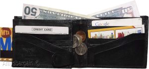 Men's Bifold wallet Genuine Leather 12 Card 2 ID Zip Coin purse 2 Bill space - Image 3