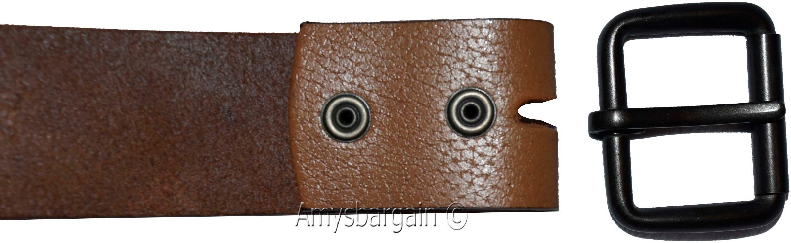 Men's Leather Belt (L) leather waist belt, Leather waist band Leather strap BNWT - Image 6