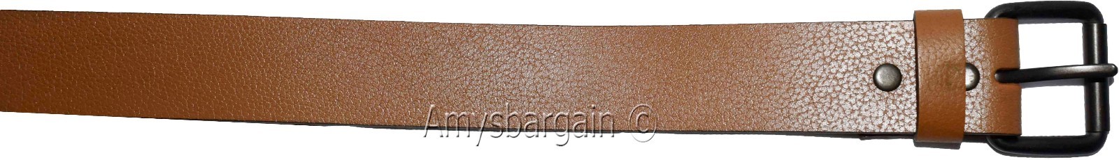 Men's Leather Belt (L) leather waist belt, Leather waist band Leather strap BNWT - Image 10