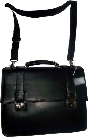 Men's Leather Briefcase Business case Attaché case carry on bag New Document bag - Image 10