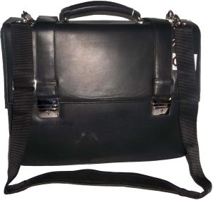 Men's Leather Briefcase Business case Attaché case carry on bag New Document bag - Image 11