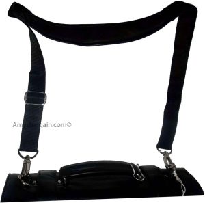Men's Leather Briefcase Business case Attaché case carry on bag New Document bag - Image 9
