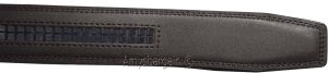 Men’s Leather belt strap, Automatic sliding buckle Auto-lock Strap only - Image 4