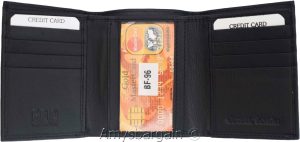 Men's RFID Wallet Genuine Leather Trifold Wallet 2 billfold Brnd New in Box RFID - Image 3