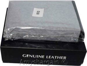 Men's RFID Wallet Genuine Leather Trifold Wallet 2 billfold Brnd New in Box RFID - Image 4
