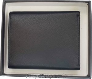 Men's RFID Wallet Genuine Leather Trifold Wallet 2 billfold Brnd New in Box RFID - Image 10