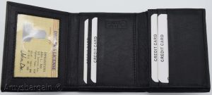 Men's RFID genuine leather trifold wallet secure IDs credit cards br new in box - Image 16