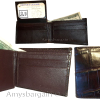 Men's Wallet Crocodile skin printed Genuine Leather Bifold wallet 2 Bill pockets