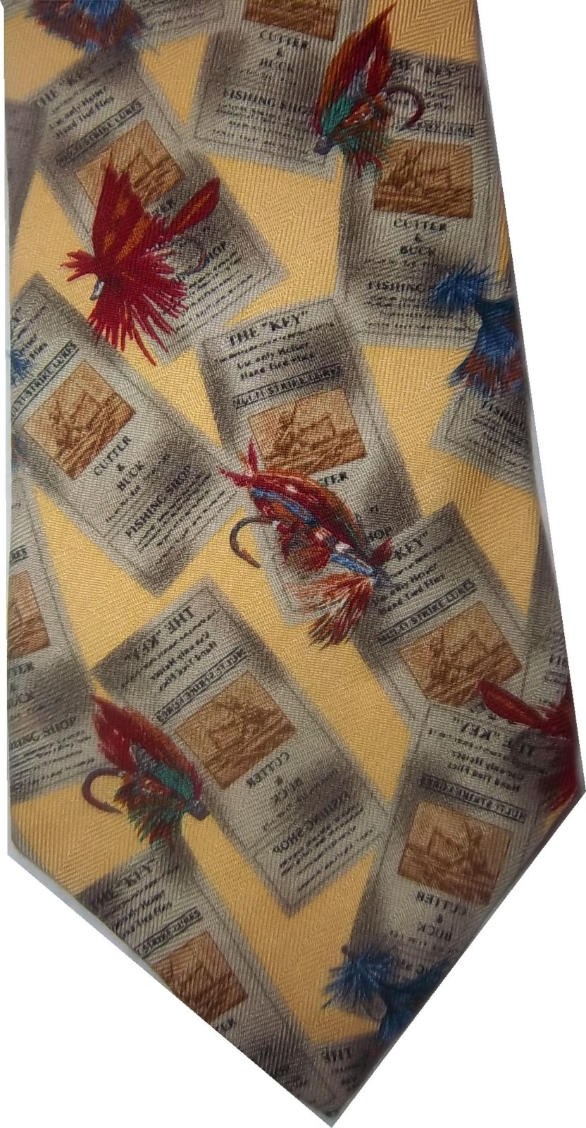 Men's tie Cutter and Buck Designer Silk Tie Neck wear Brand New With Tag - Image 12