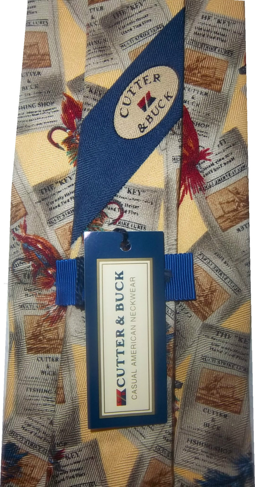 Men's tie Cutter and Buck Designer Silk Tie Neck wear Brand New With Tag - Image 3
