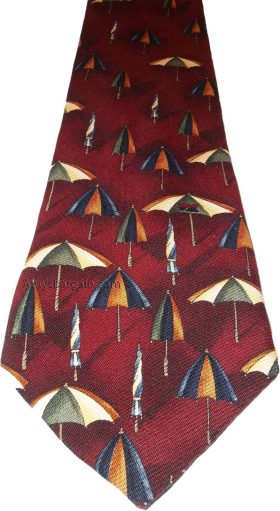 Men's tie, Designer ties Cutter & Buck tie 100% Silk Tie Neck wear Made in USA