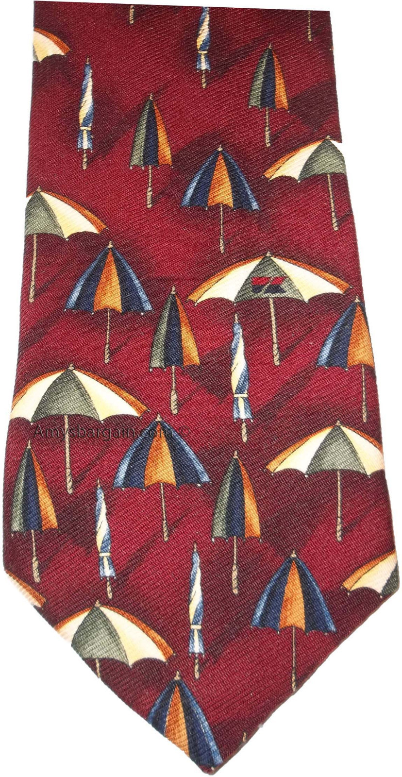 Men's tie, Designer ties Cutter & Buck tie 100% Silk Tie Neck wear Made in USA - Image 5