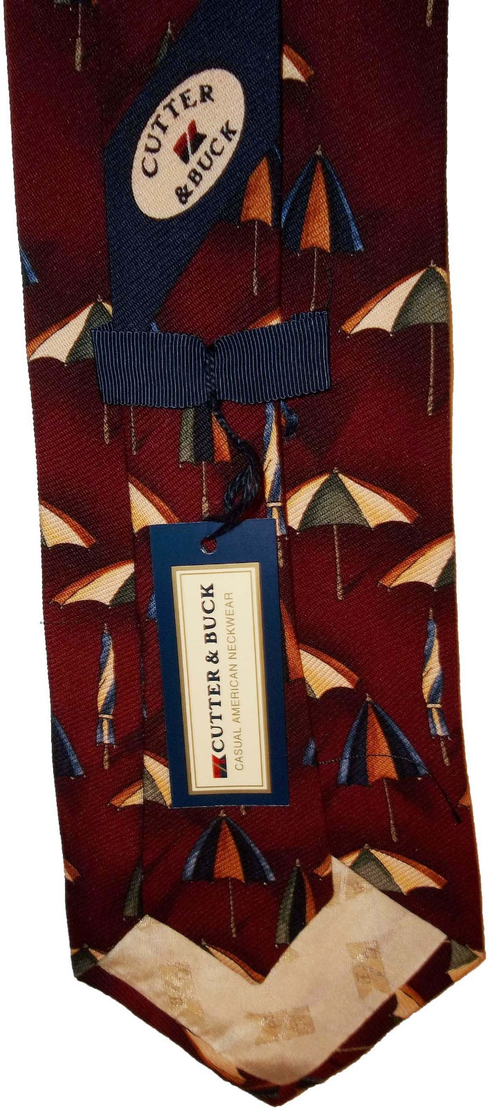 Men's tie, Designer ties Cutter & Buck tie 100% Silk Tie Neck wear Made in USA - Image 7