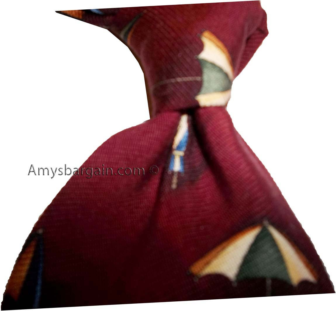 Men's tie, Designer ties Cutter & Buck tie 100% Silk Tie Neck wear Made in USA - Image 8
