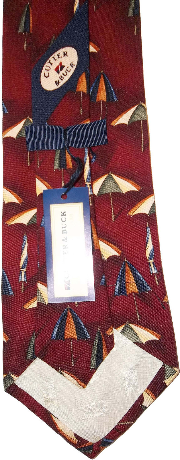Men's tie, Designer ties Cutter & Buck tie 100% Silk Tie Neck wear Made in USA - Image 9