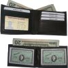Men's wallet 2-in-1 Genuine Leather man's wallet 3 ID case 3 bill slot ID wallet