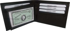 Men's wallet 2-in-1 Genuine Leather man's wallet 3 ID case 3 bill slot ID wallet - Image 13