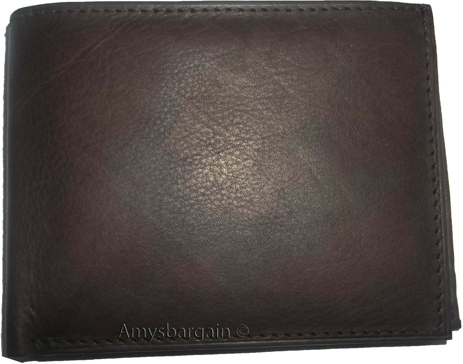 Men's wallet. 2-in-1 Genuine Leather man's wallet 3 ID case 3 billfold ID wallet - Image 7