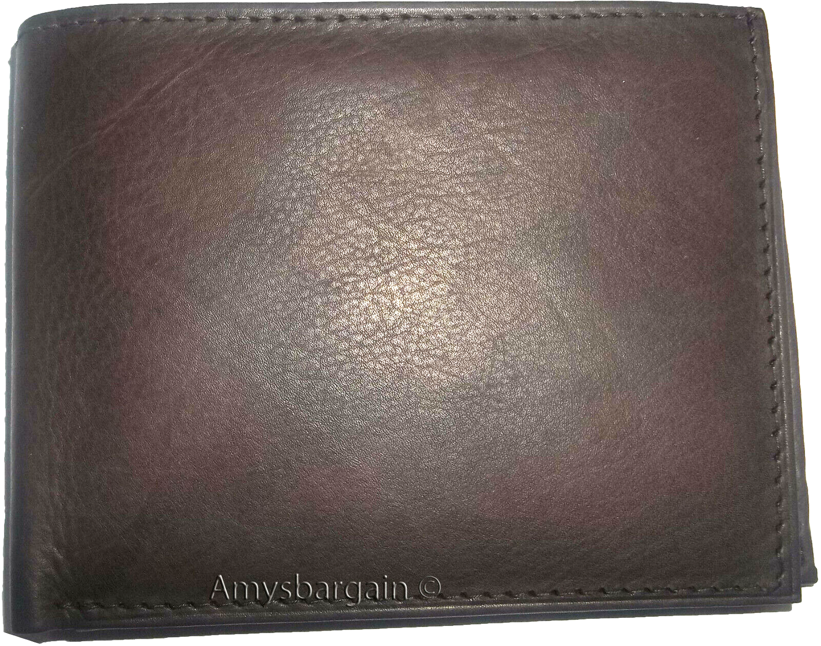 Men's wallet. 2-in-1 Genuine Leather man's wallet 3 ID case 3 billfold ID wallet - Image 8