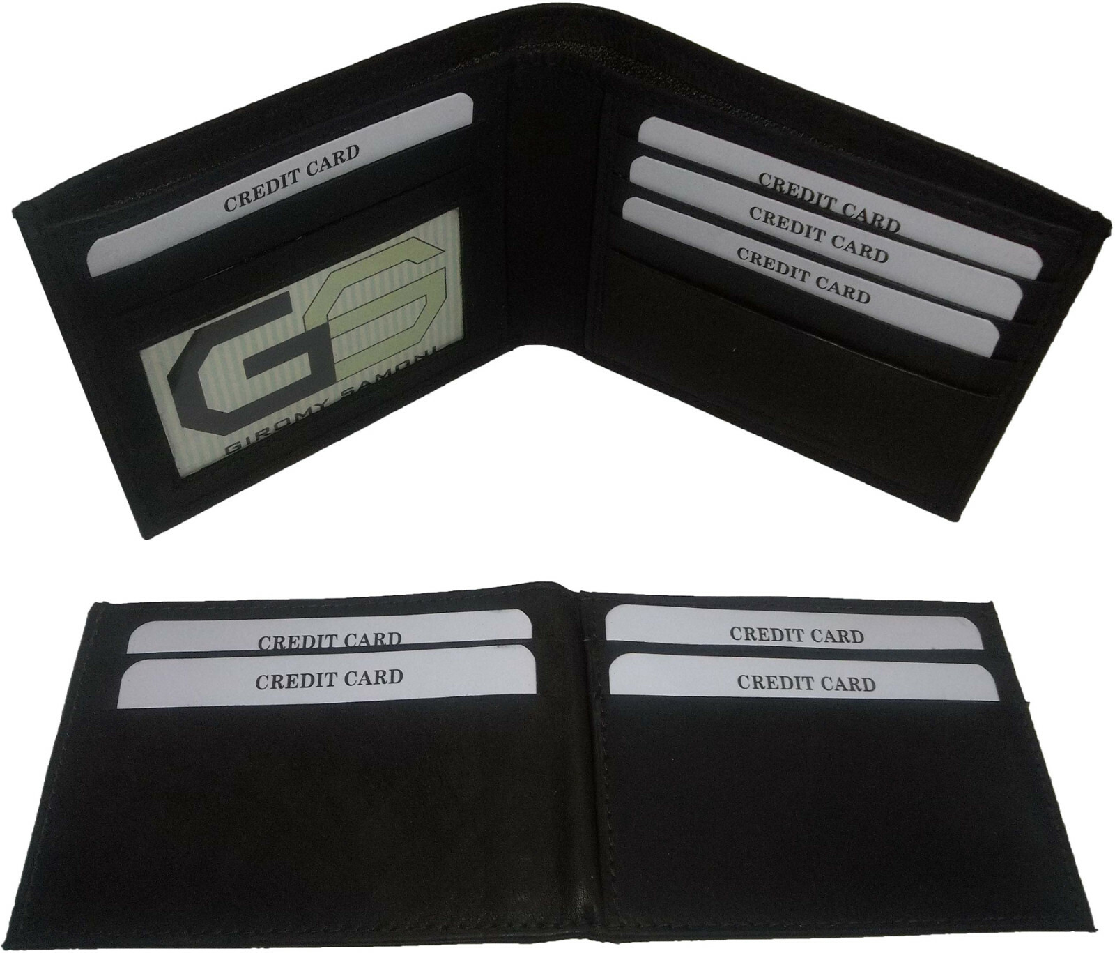 Men's wallet. 2-in-1 Genuine Leather man's wallet 3 ID case 3 billfold ID wallet - Image 10