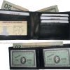 Men's wallet 2-in-1 genuine geather man's wallet 3 ID slots 3 bill spaces Br new