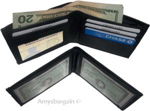 Men's wallet 2-in-1 genuine geather man's wallet 3 ID slots 3 bill spaces Br new - Image 6