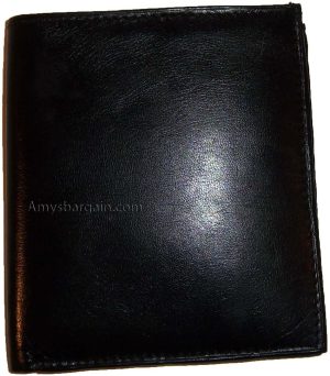 Men's wallet. Leather Hipster wallet USA Euro Int'l currencies zip coin purse BN - Image 7