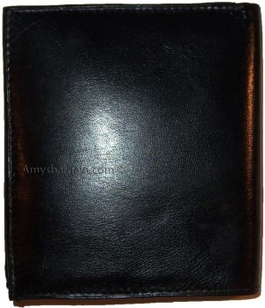 Men's wallet. Leather Hipster wallet USA Euro Int'l currencies zip coin purse BN - Image 9