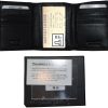 Men's wallet RFID genuine leather wallet trifold wallet credit card new in box