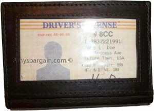 New Business, Credit Card, ID card. picture Holder,3 Card Case 3 ID windows. B N - Image 13