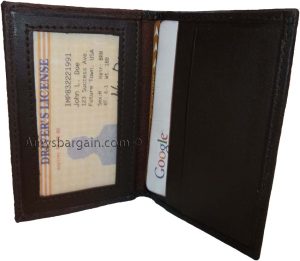 New Business, Credit Card, ID card. picture Holder,3 Card Case 3 ID windows. B N - Image 4