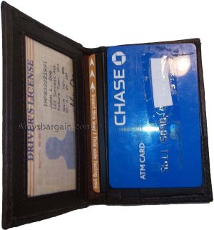 New Business, Credit Card, ID card. picture Holder,3 Card Case 3 ID windows. B N - Image 6