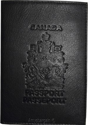 New Lamb skin Canadian Leather passport case wallet credit card case ID holder * - Image 11