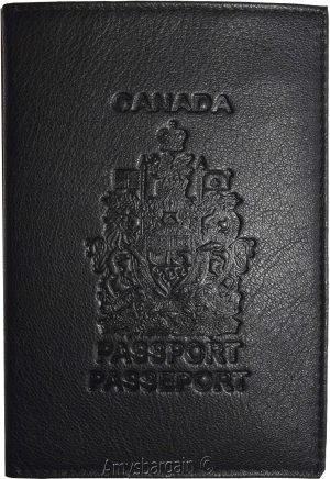 New Lamb skin Canadian Leather passport case wallet credit card case ID holder * - Image 4