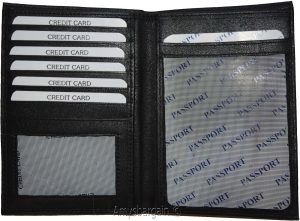 New Lamb skin Canadian Leather passport case wallet credit card case ID holder * - Image 6