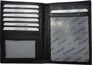 New Lamb skin Canadian Leather passport case wallet credit card case ID holder * - Image 7