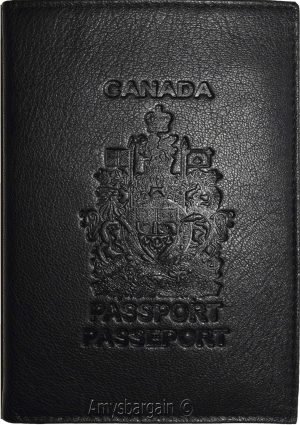 New Lamb skin Canadian Leather passport case wallet credit card case ID holder * - Image 9