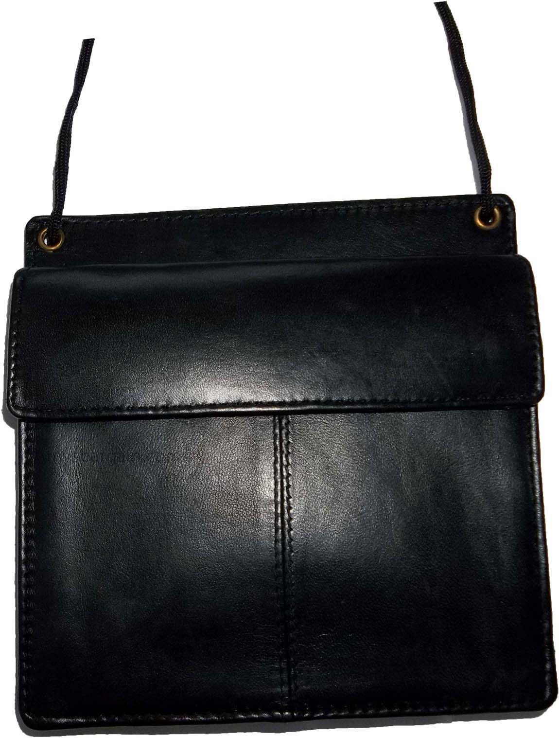 New Leather passport case wallet credit Card case ID Holder shoulder bag bnwt