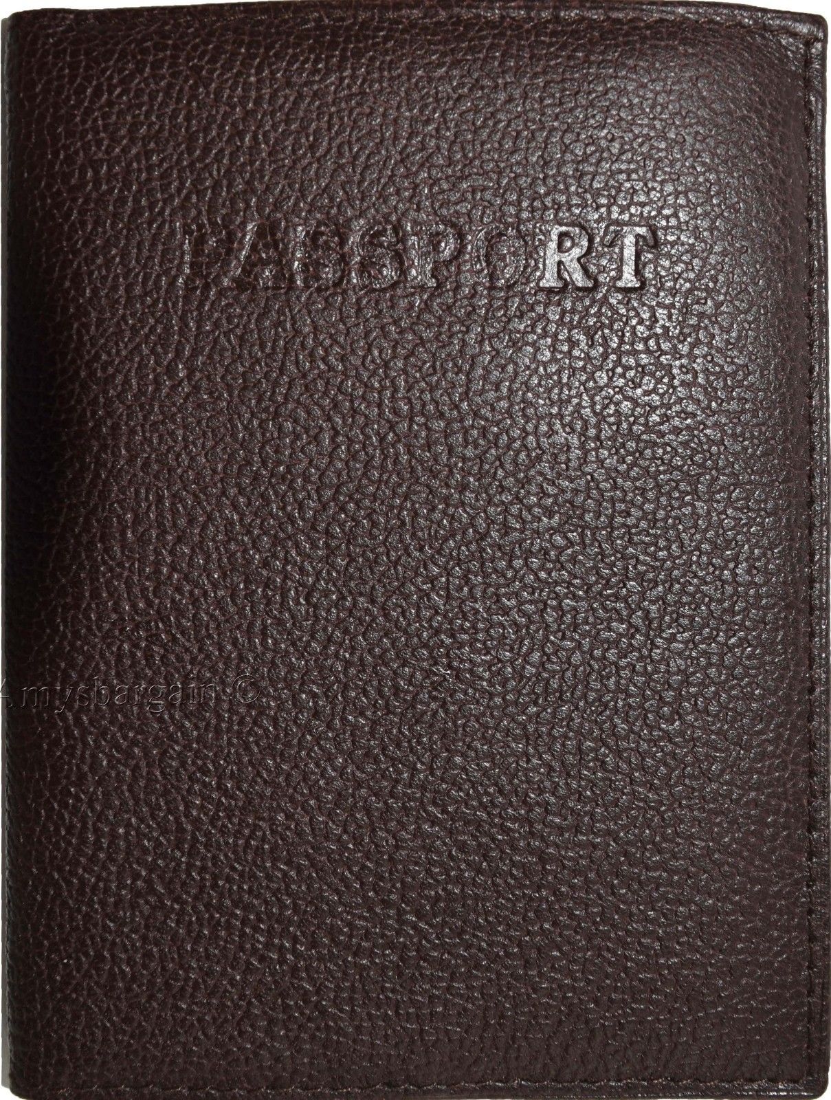 New Leather passport cover, Brown Unbranded international leather passport case* - Image 11