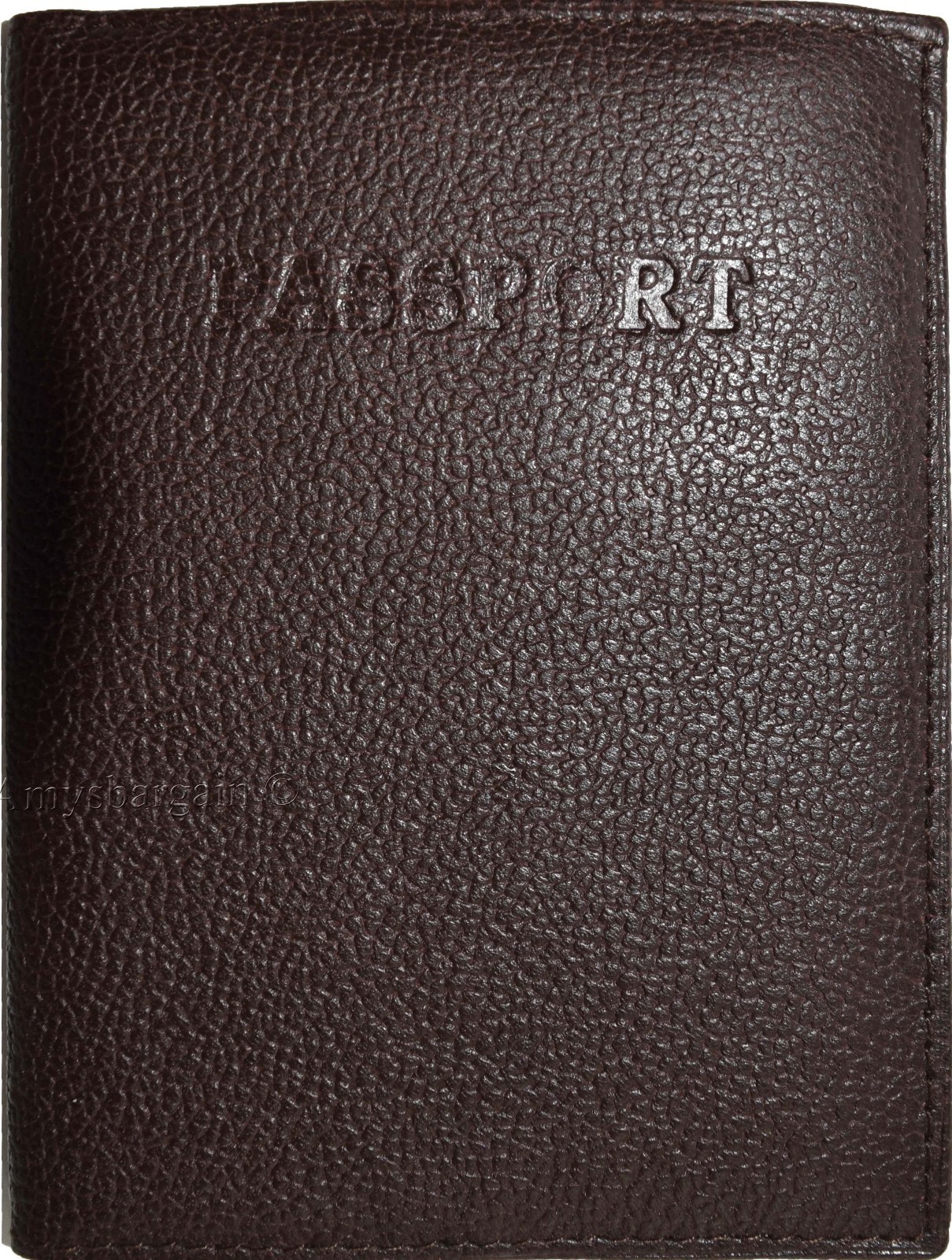 New Leather passport cover, Brown Unbranded international leather passport case* - Image 4