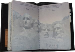 New Leather passport cover, Unbranded Billfold wallet credit card ID Bifold BN. - Image 7