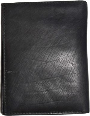 New Leather passport cover, Unbranded Billfold wallet credit card ID Bifold BN. - Image 9