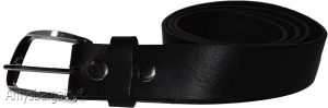 New Men's Small size Leather Belt, Cowhide Unbranded One sole Leather Black belt - Image 5