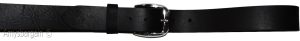 New Men's Small size Leather Belt, Cowhide Unbranded One sole Leather Black belt - Image 10