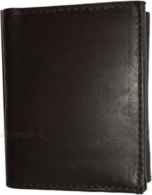New Men's Trifold Leather Wallet 2 Bill slots ID credit card space Brand new - Image 9